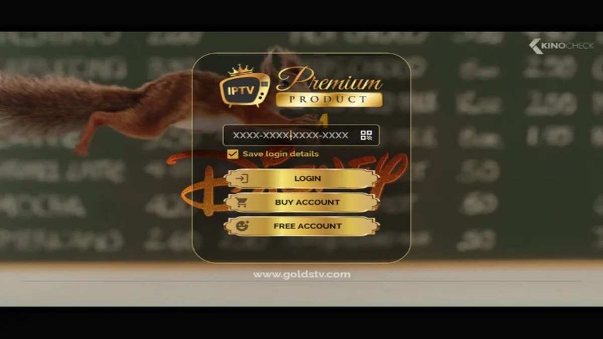 GoldsTV App With your activation code 