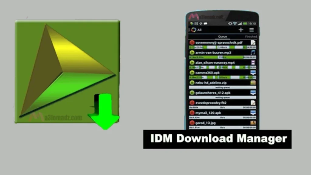 تحميل برنامج انترنت داونلود مانجر للموبايل IDM للاندرويد