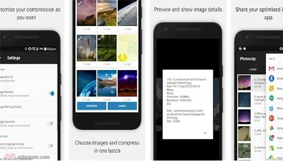 برنامج ضغط الصور Photoczip