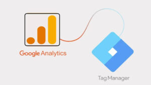 لوجو Google Analytics مرتبط مع Tag Manger