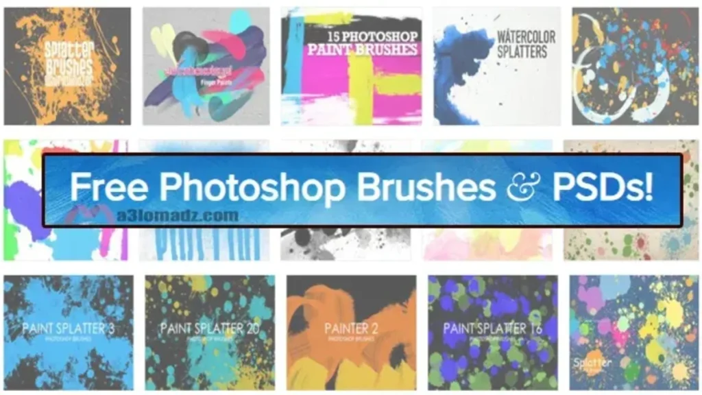 أفضل 10 مواقع لتحميل فرش فوتوشوب مجانا (Photoshop Brushes)