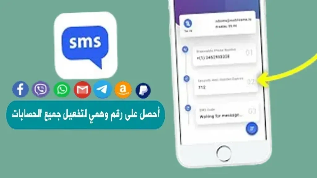 كيفية الحصول على رقم وهمي لإستقبال رسائل sms لتفعيل جميع الحسابات